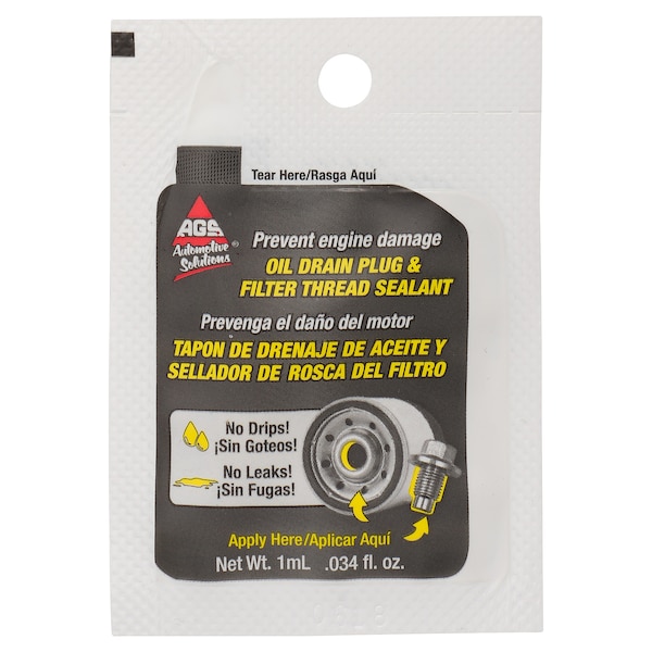 Oil Drain Plug/Filter Thread Sealant, 4g, PK1000